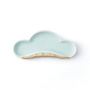 Moist Celadon Gold Nagamatsu Plate