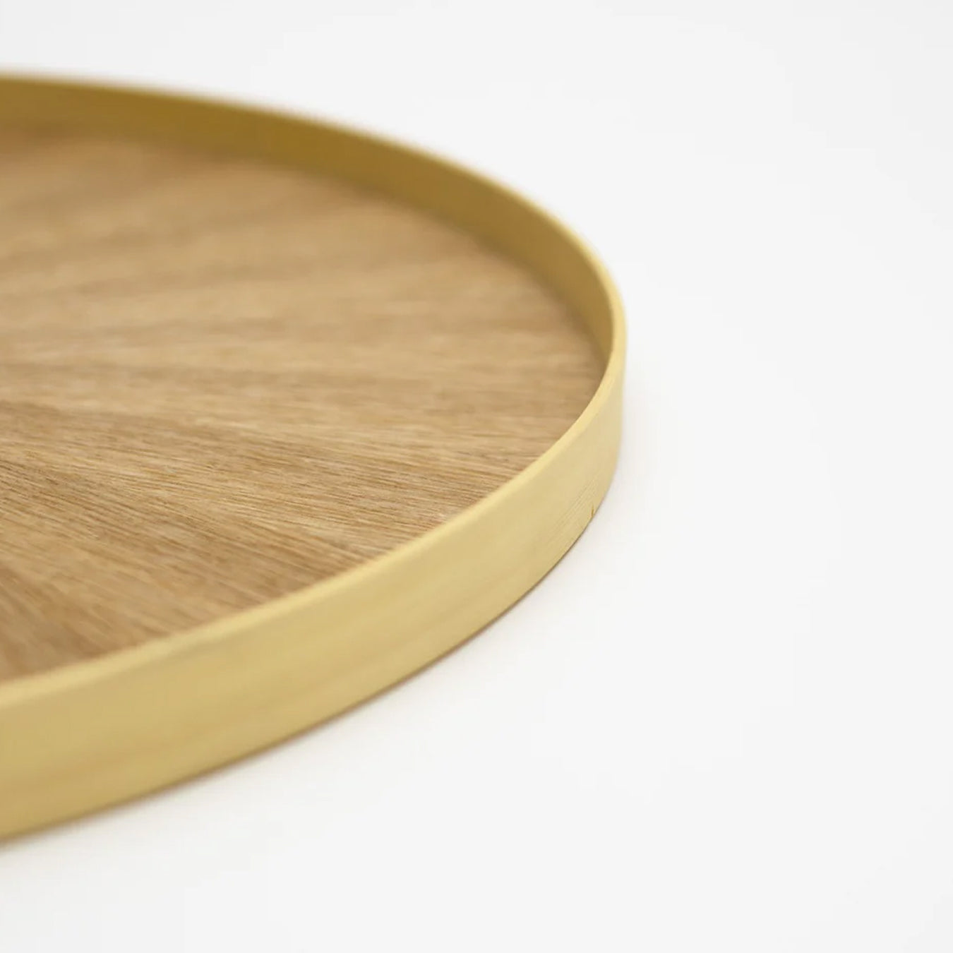 Mori Kougei Round Rays Wood Tray 17" - Ash