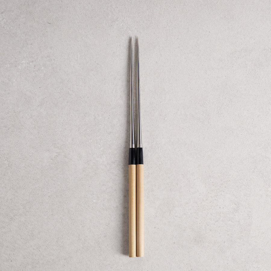 Moribashi Plating Chopsticks - Round Magnolia Handle