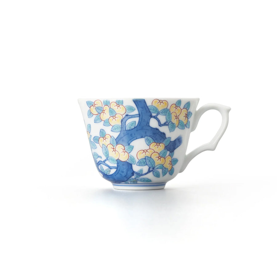 Nabeshima Tachibana-mandarin Mokko Coffee Cup&Saucer