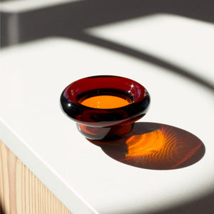 Sirkel Tealight Holder Dark Maple Syrup