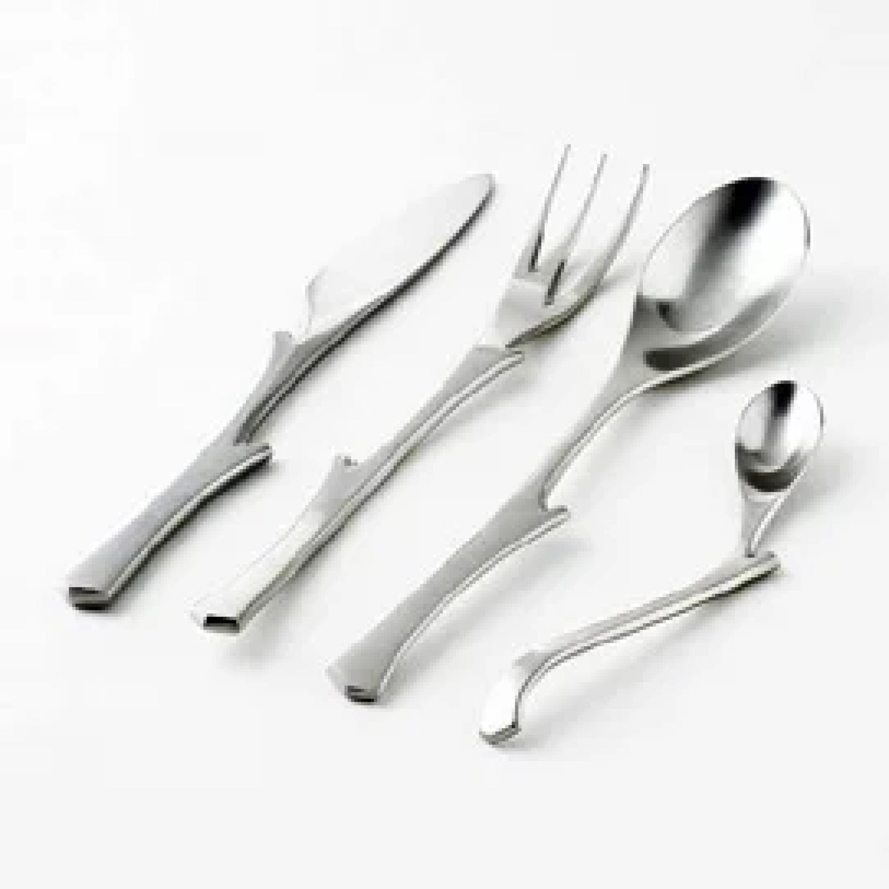 Ken Okuyama 4-Piece Flatware Set | Silver