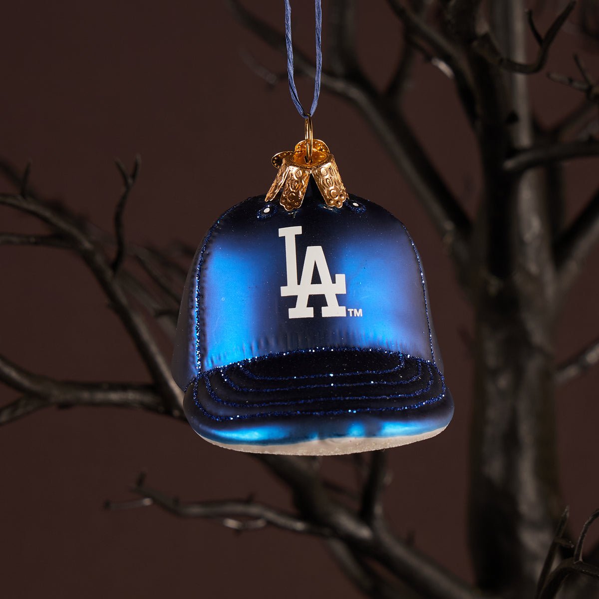 Dodgers Baseball Cap Ornament