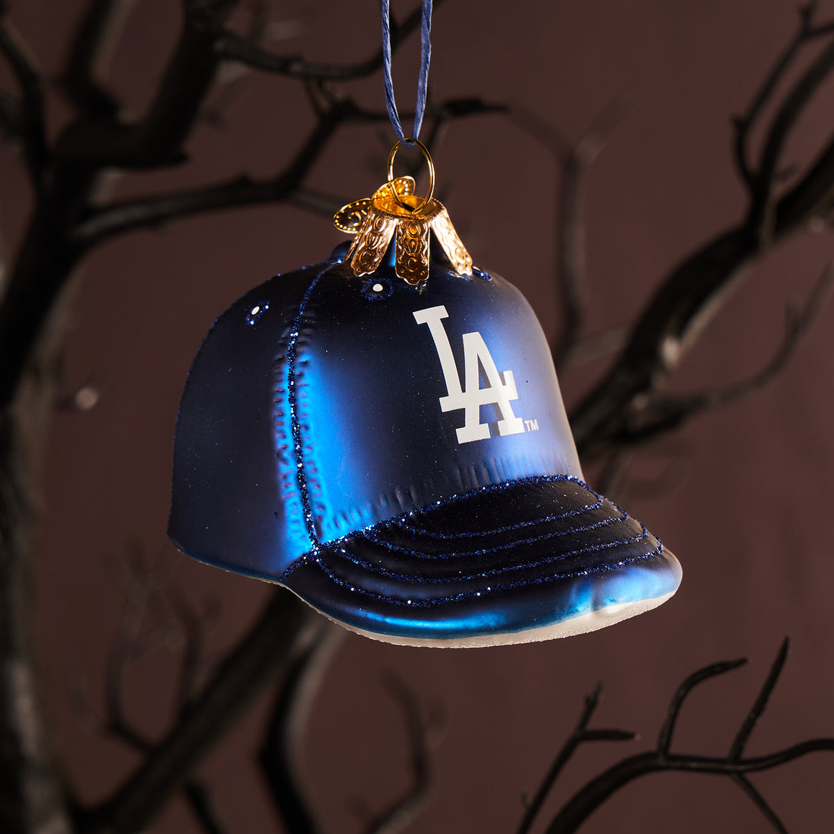 Dodgers Baseball Cap Ornament
