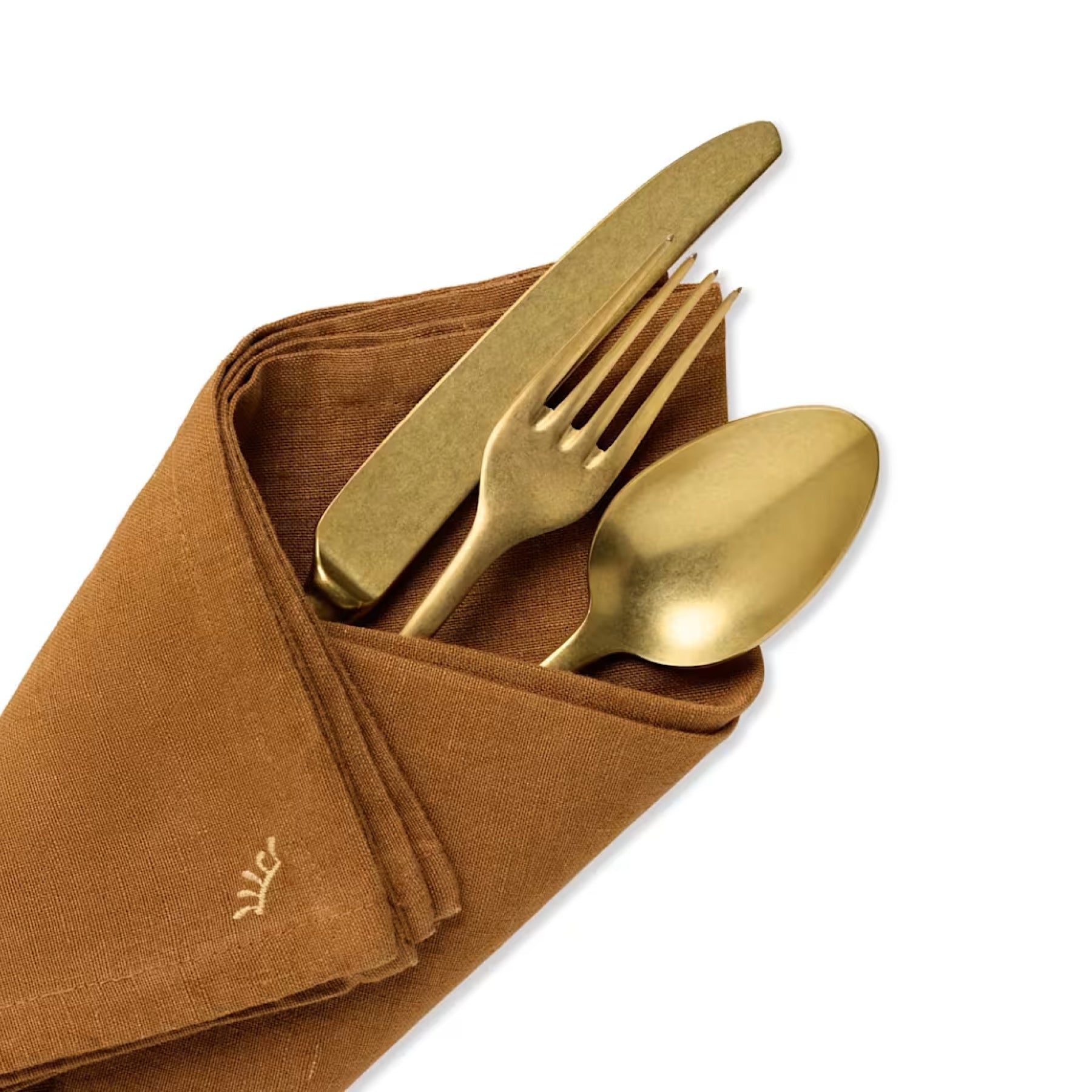 Orlis Linen Napkins Cognac (Set of 2)