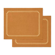 Orlis Linen Placemats Cognac (Set of 2)