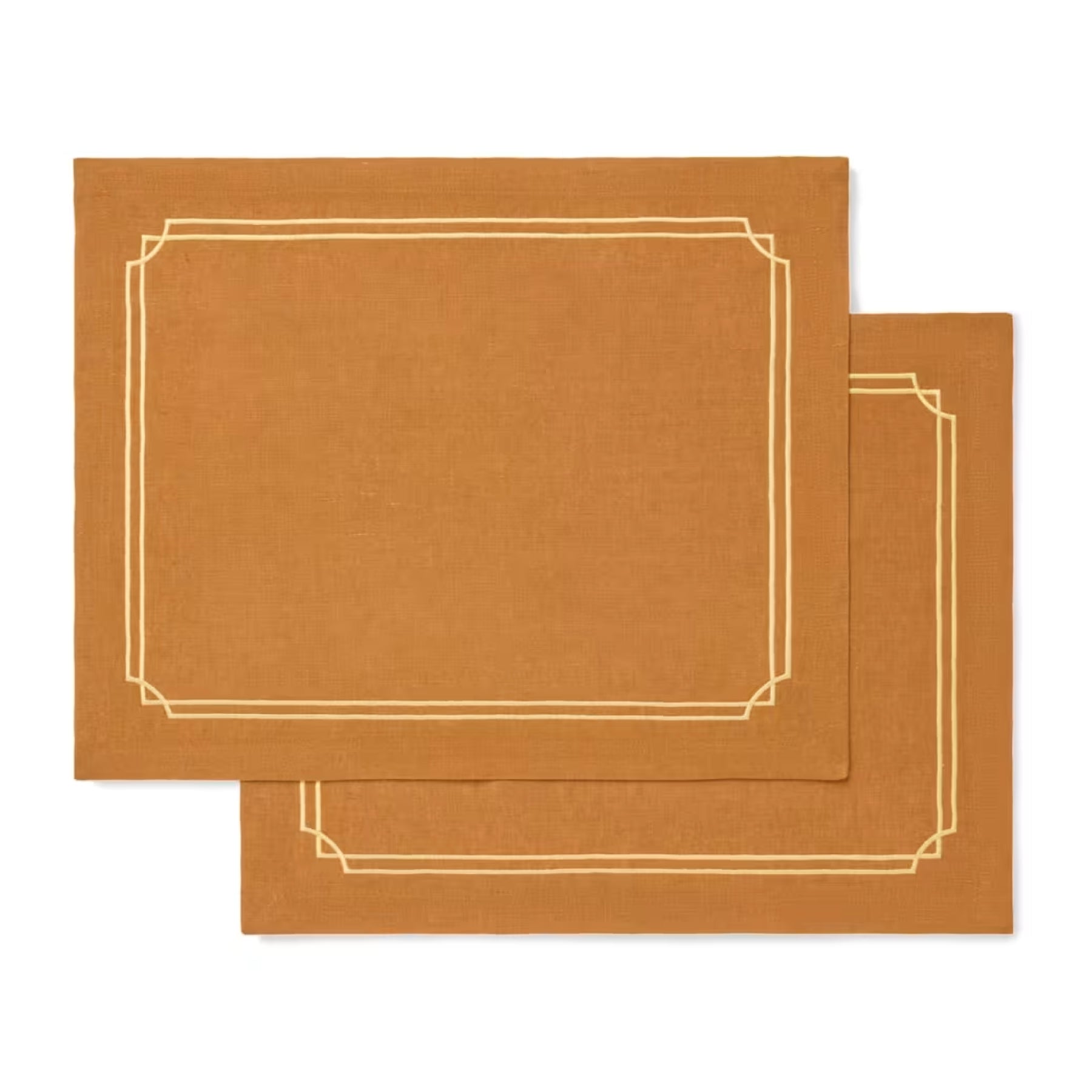 Orlis Linen Placemats Cognac (Set of 2)