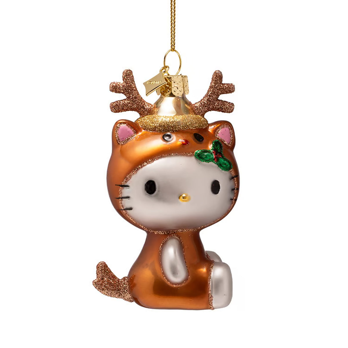 Hello Kitty in Reindeer Suit Ornament
