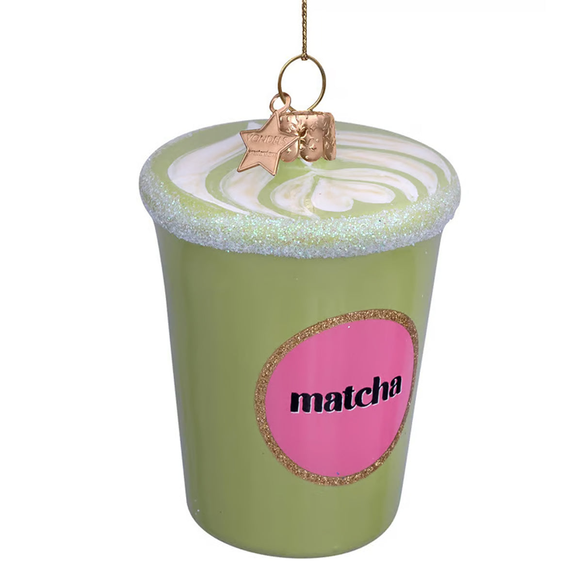Matcha Tea Latte Ornament