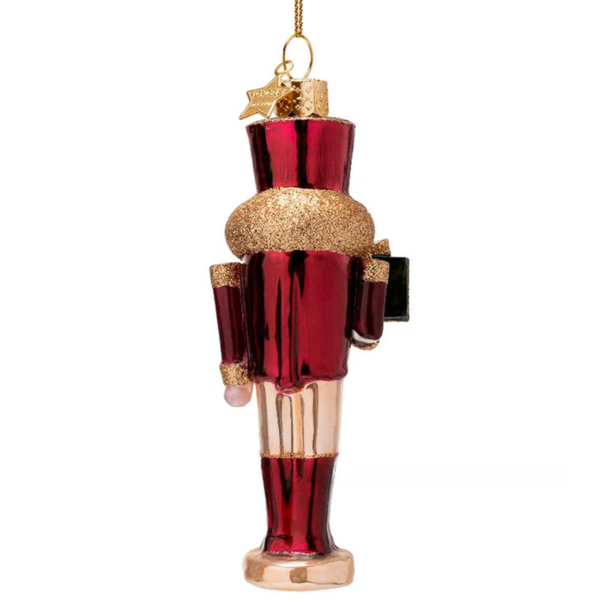 Burgundy Nutcracker Ornament