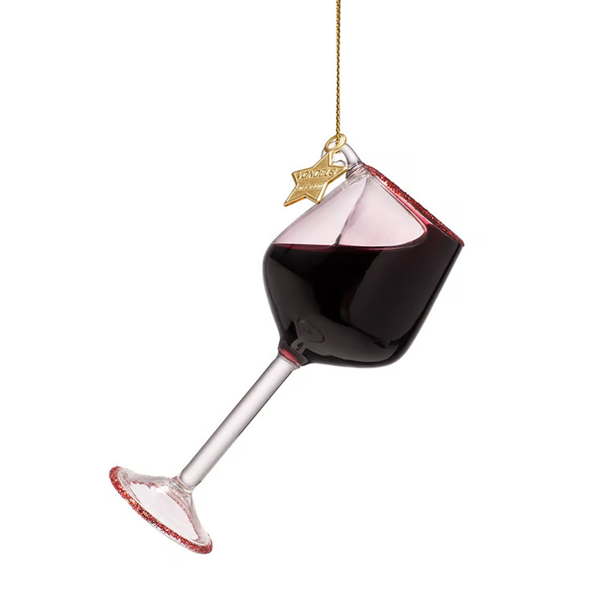 Red Wine Glass Classic Ornament