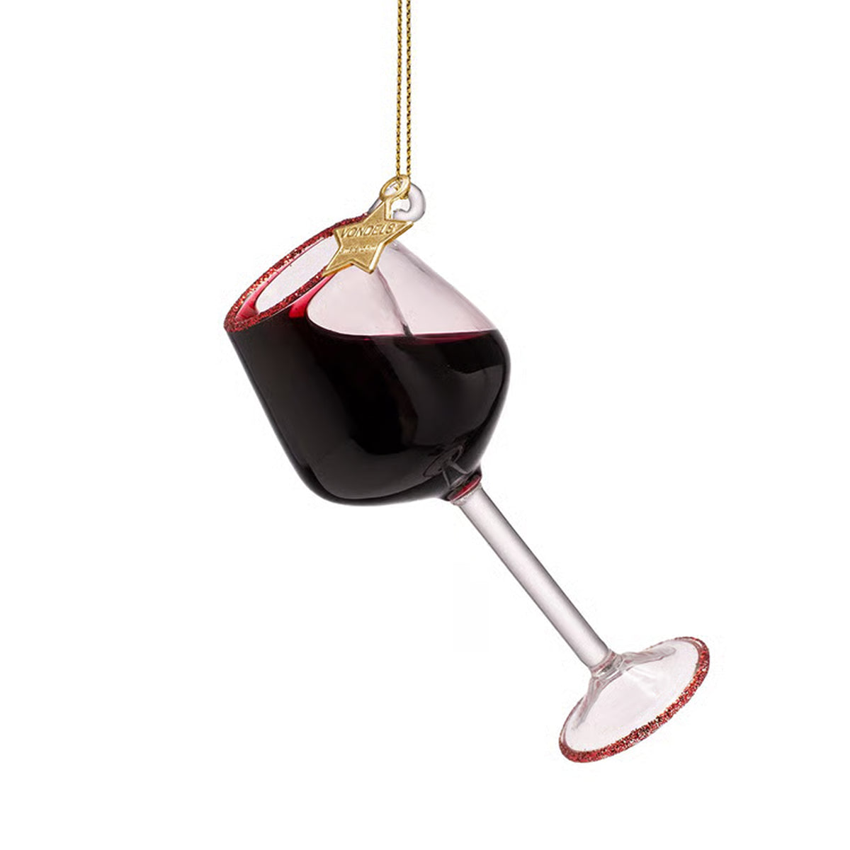 Red Wine Glass Classic Ornament