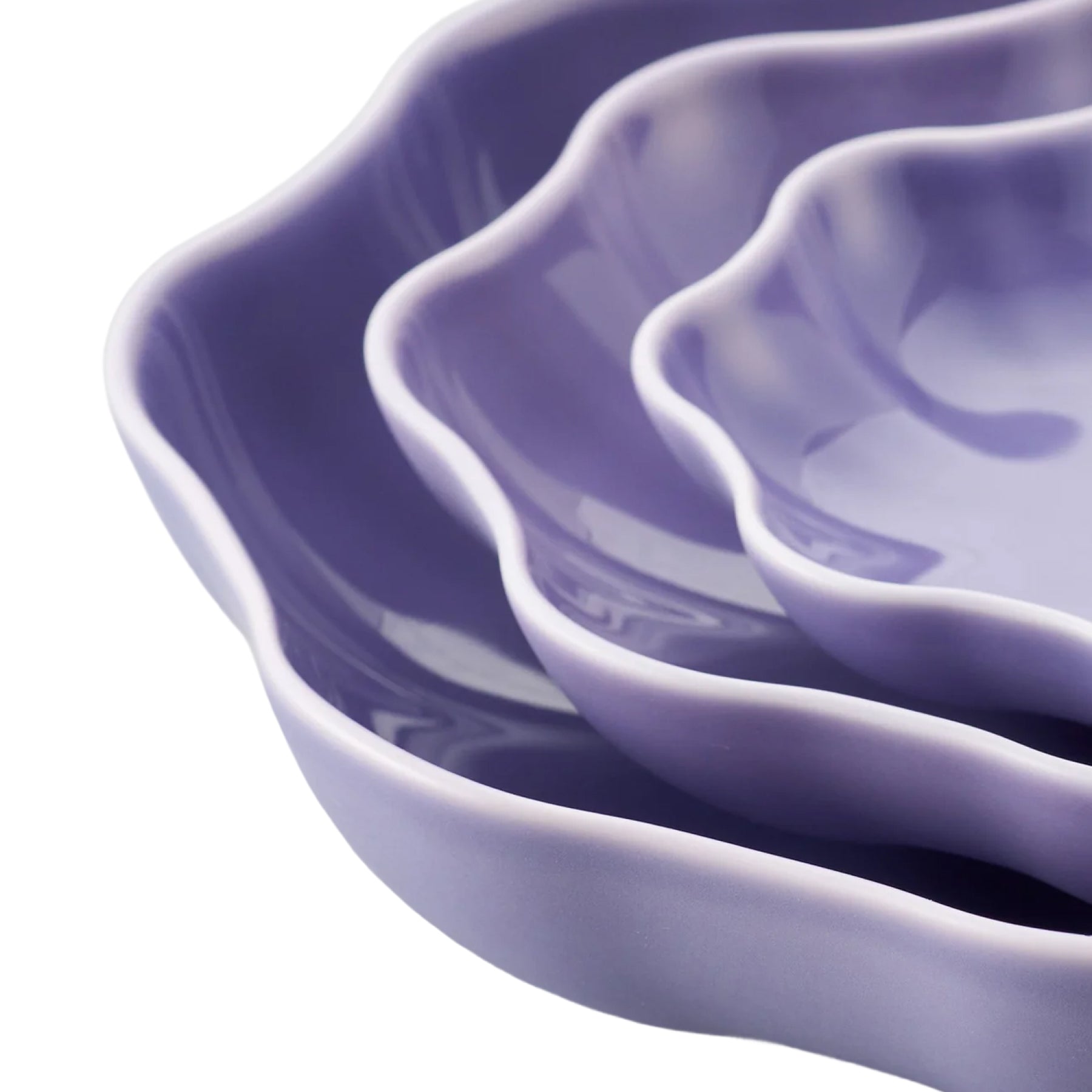 Porcelain Pottery Bowl S Lavender Frost