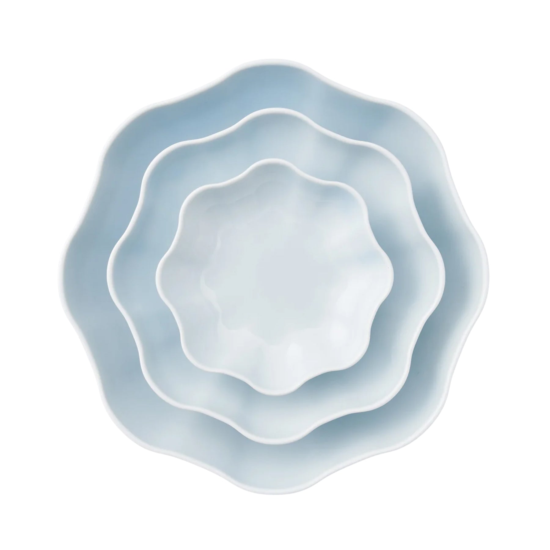 Porcelain Pottery Bowl M Opalin Blue
