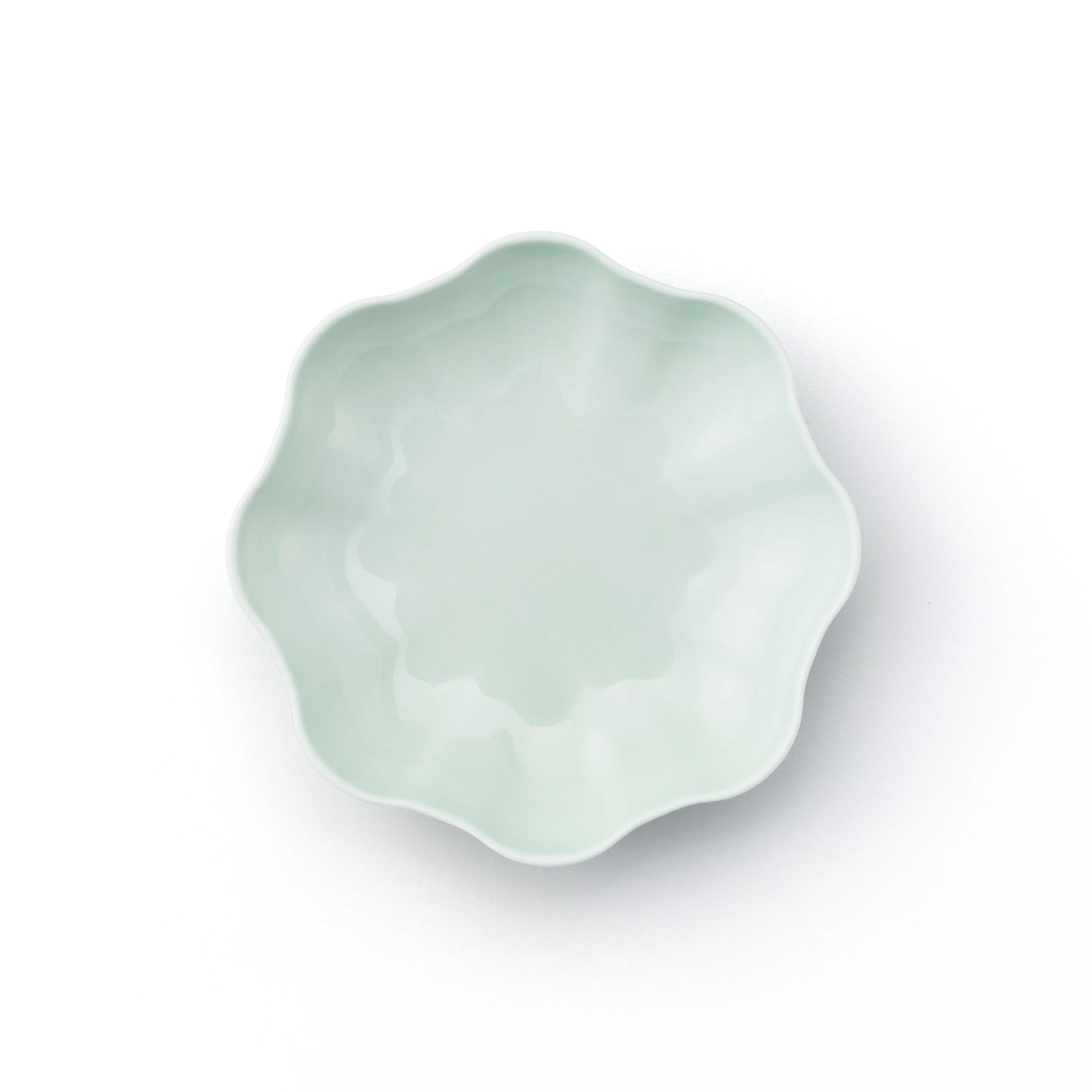 Porcelain Pottery Bowl M Clearly Aqua