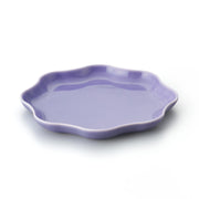 Porcelain Pottery Plate M Lavender Frost
