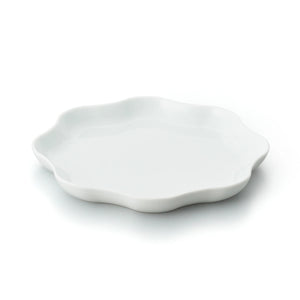 Porcelain Pottery Plate M White