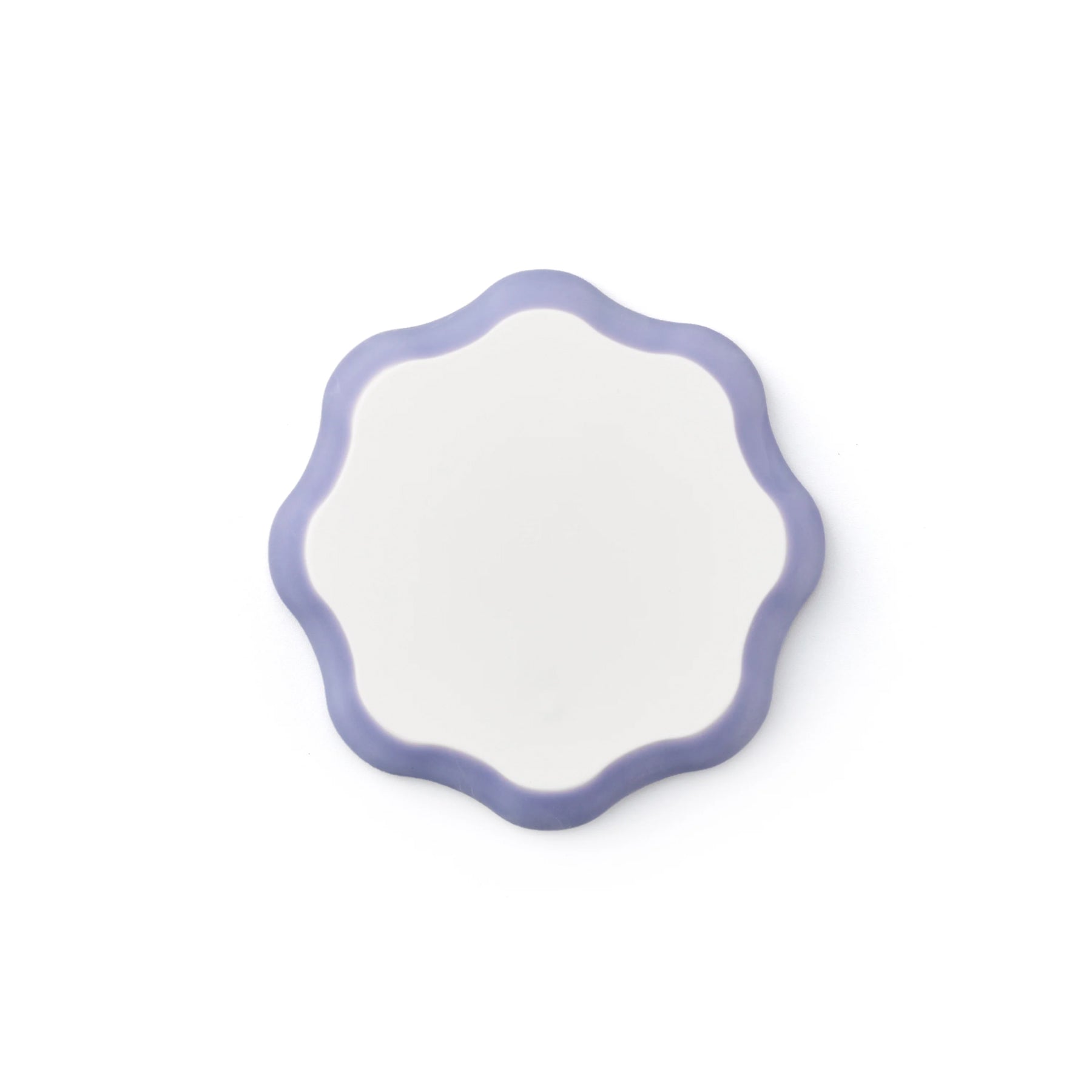 Porcelain Pottery Plate S Lavender Frost