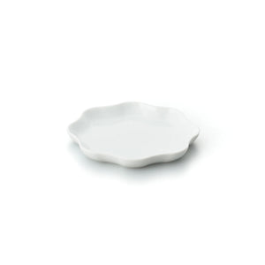 Porcelain Pottery Plate S White