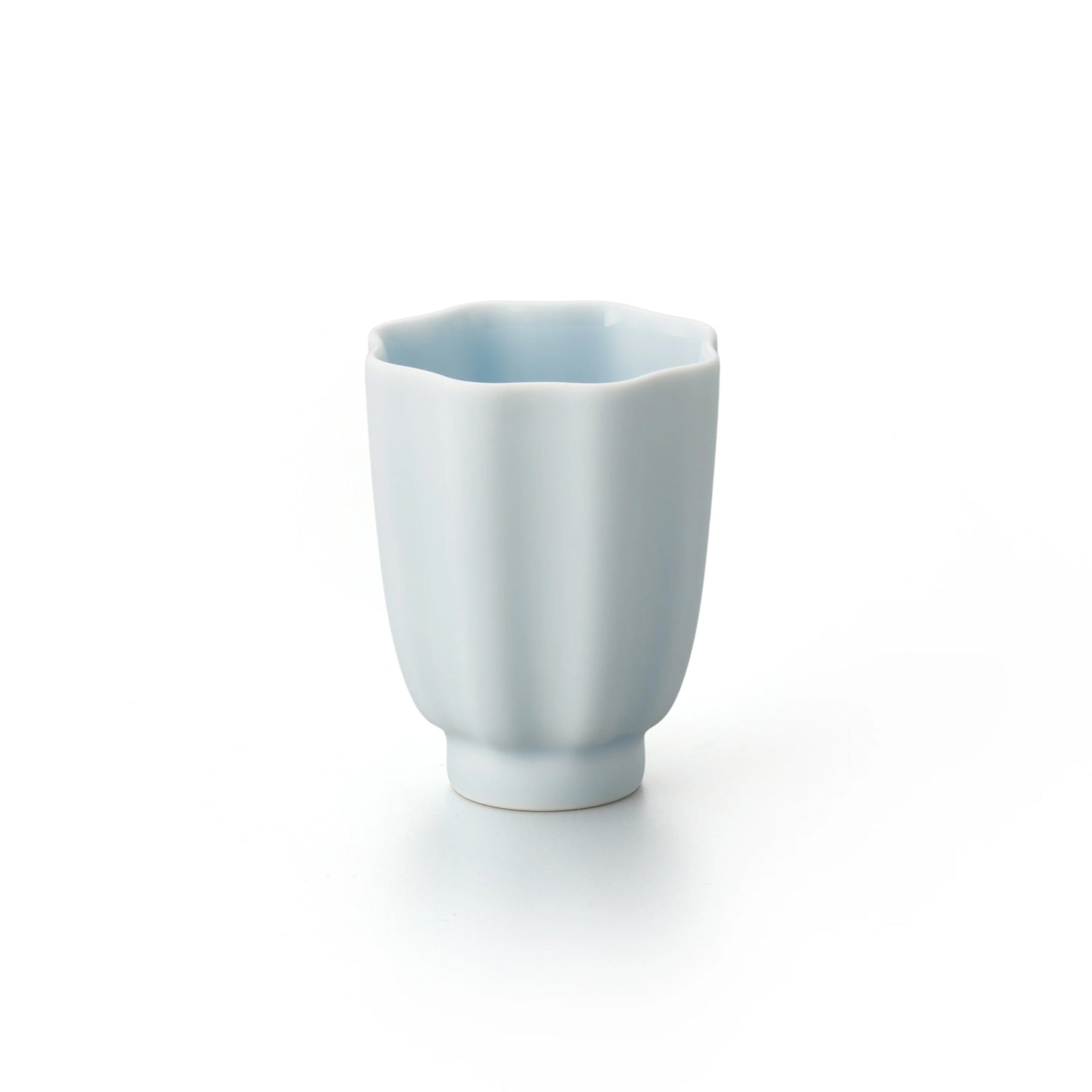 Porcelain Pottery Tea Cup Opalin Blue