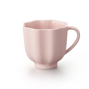 Porcelain Pottery Tea Mug Eggshell Pink