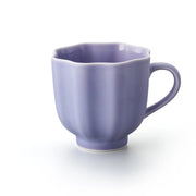 Porcelain Pottery Tea Mug Lavender Frost