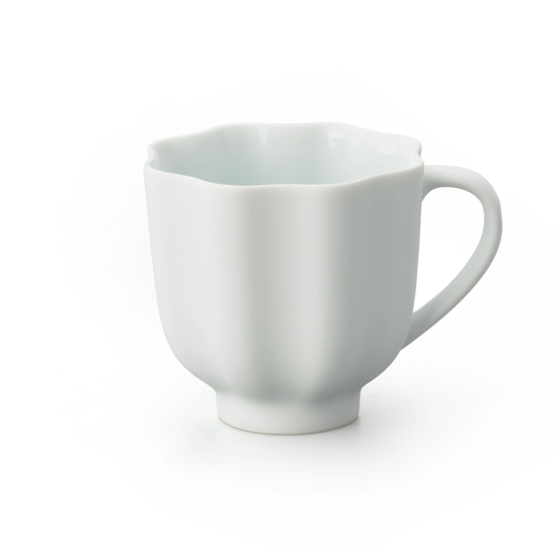 Porcelain Pottery Tea Mug White
