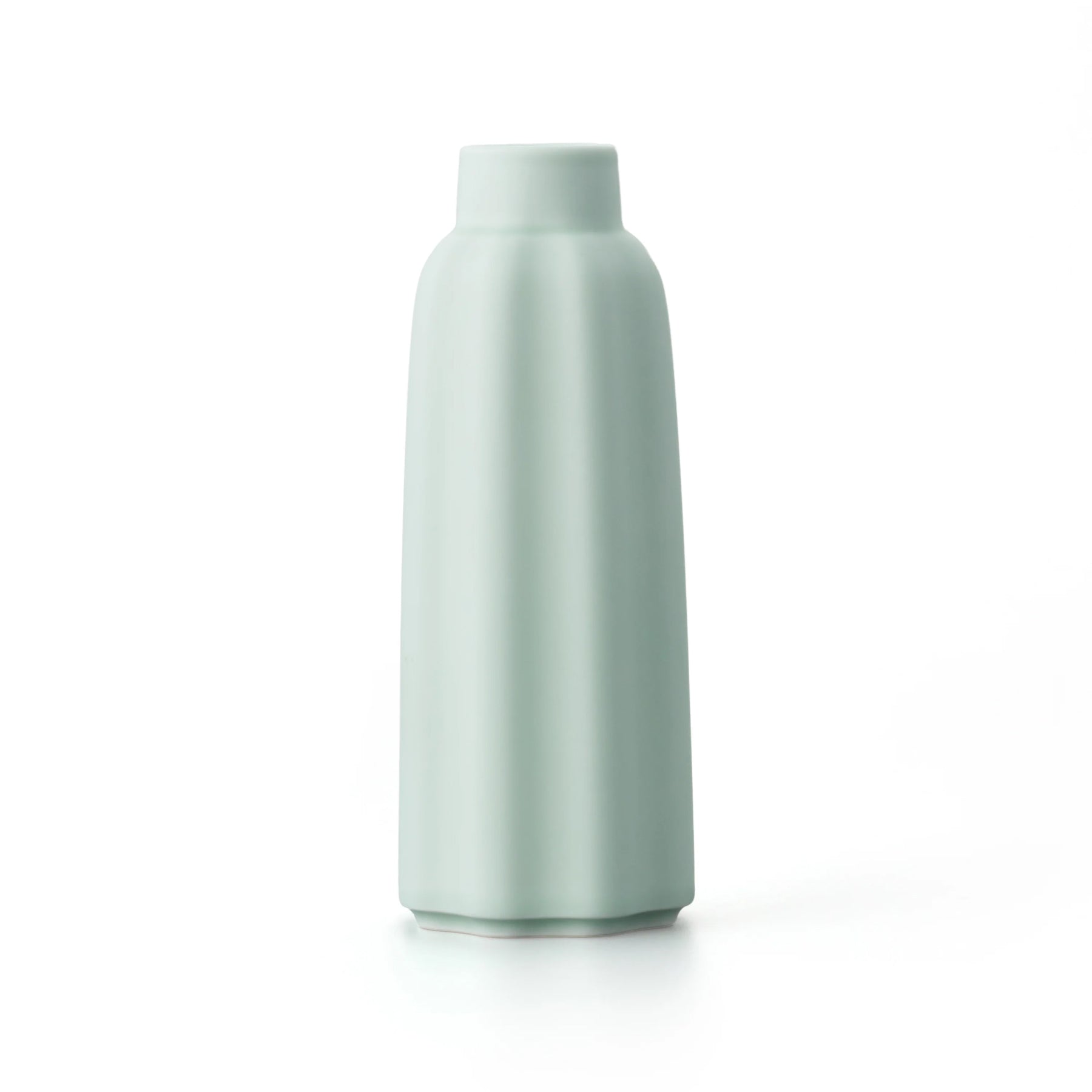 Porcelain Pottery Vase Clearly Aqua