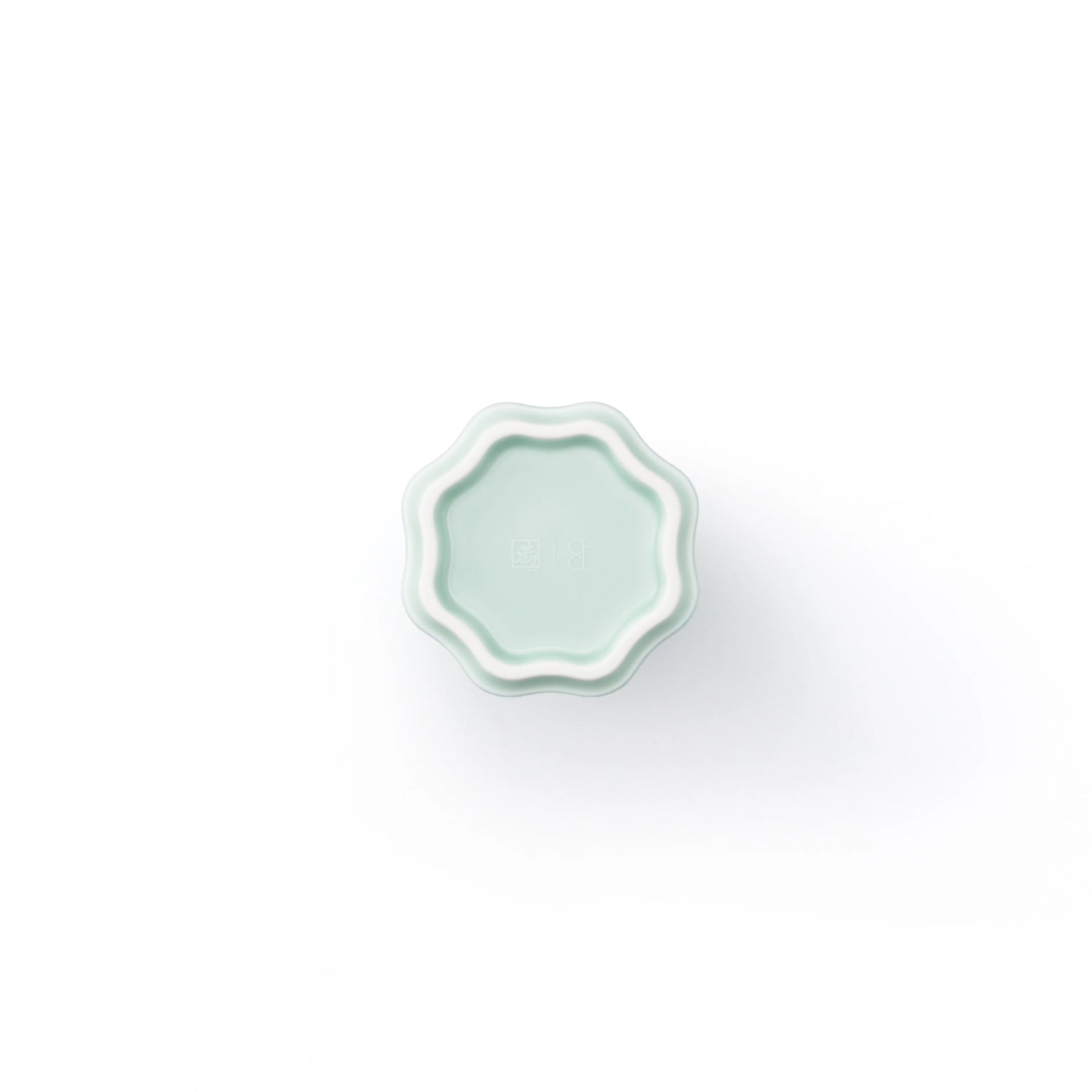 Porcelain Pottery Vase Clearly Aqua