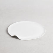 Blasted White Kataagari Plate 10"