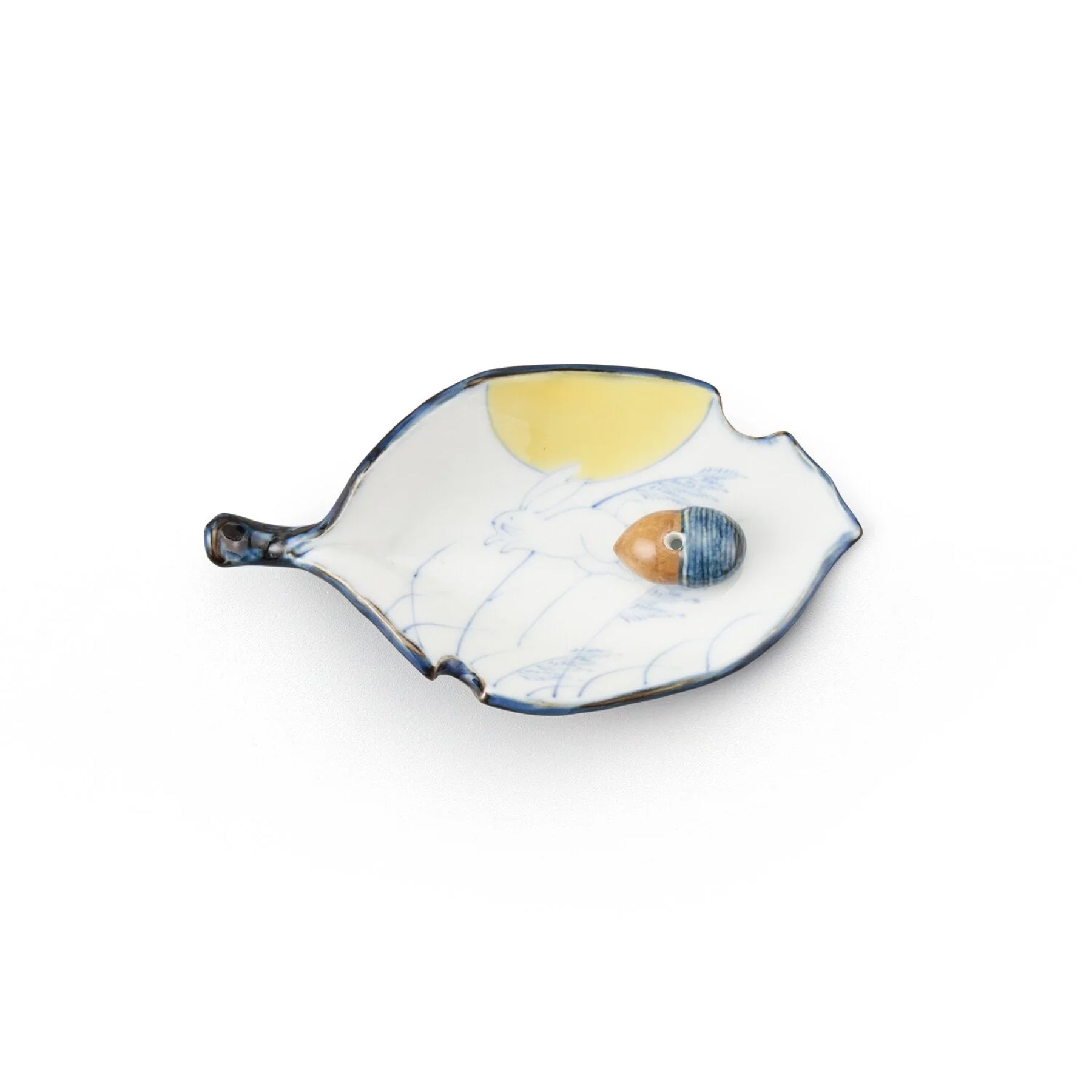 Rabbit Leaf-shaped Incense Holder