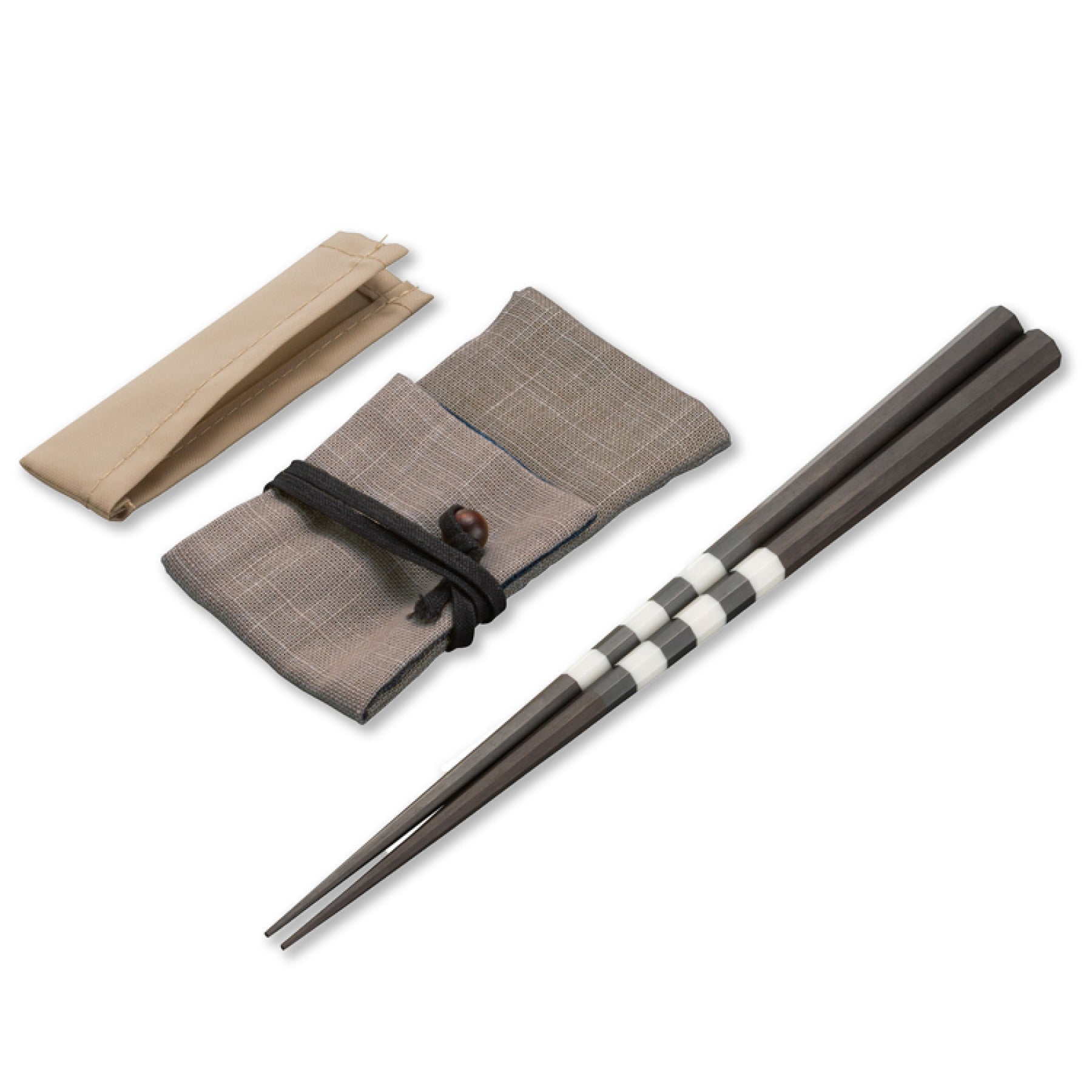 Carry-along Eight-sided Chopsticks Ebony