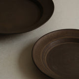 Rim Circle Plate S | Copper Brown