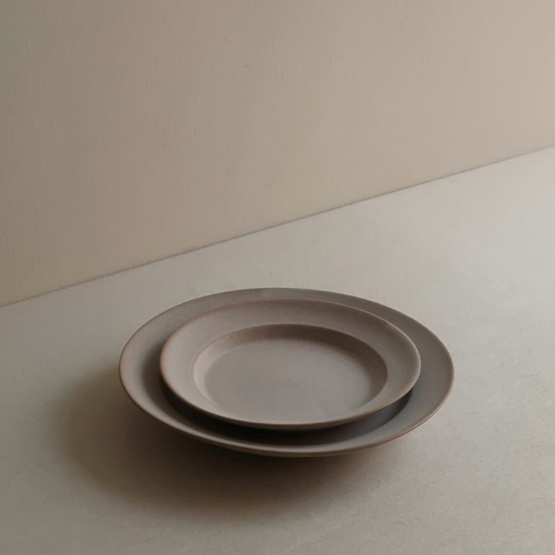 Rim Circle Plate S | Stone Beige