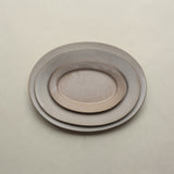Rim Oval Plate M | Stone Beige