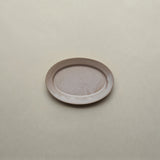 Rim Oval Plate M | Stone Beige