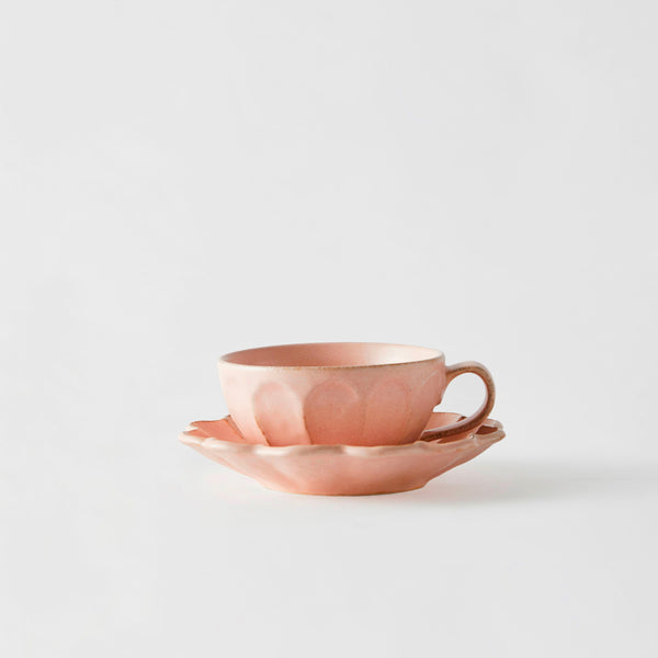 Rinka Soup Cup & Saucer Pink