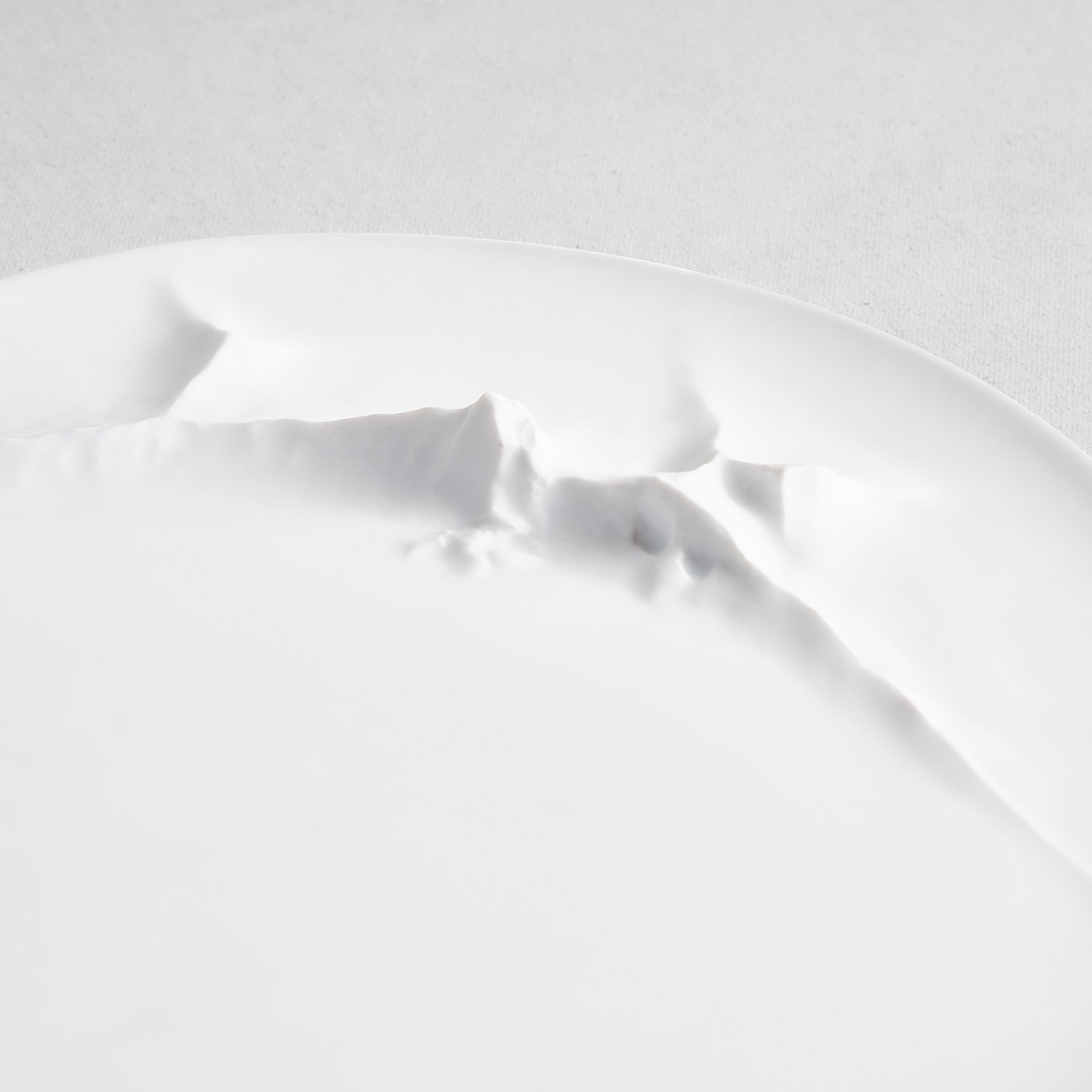 Blasted White Izumiyama TGW Plate