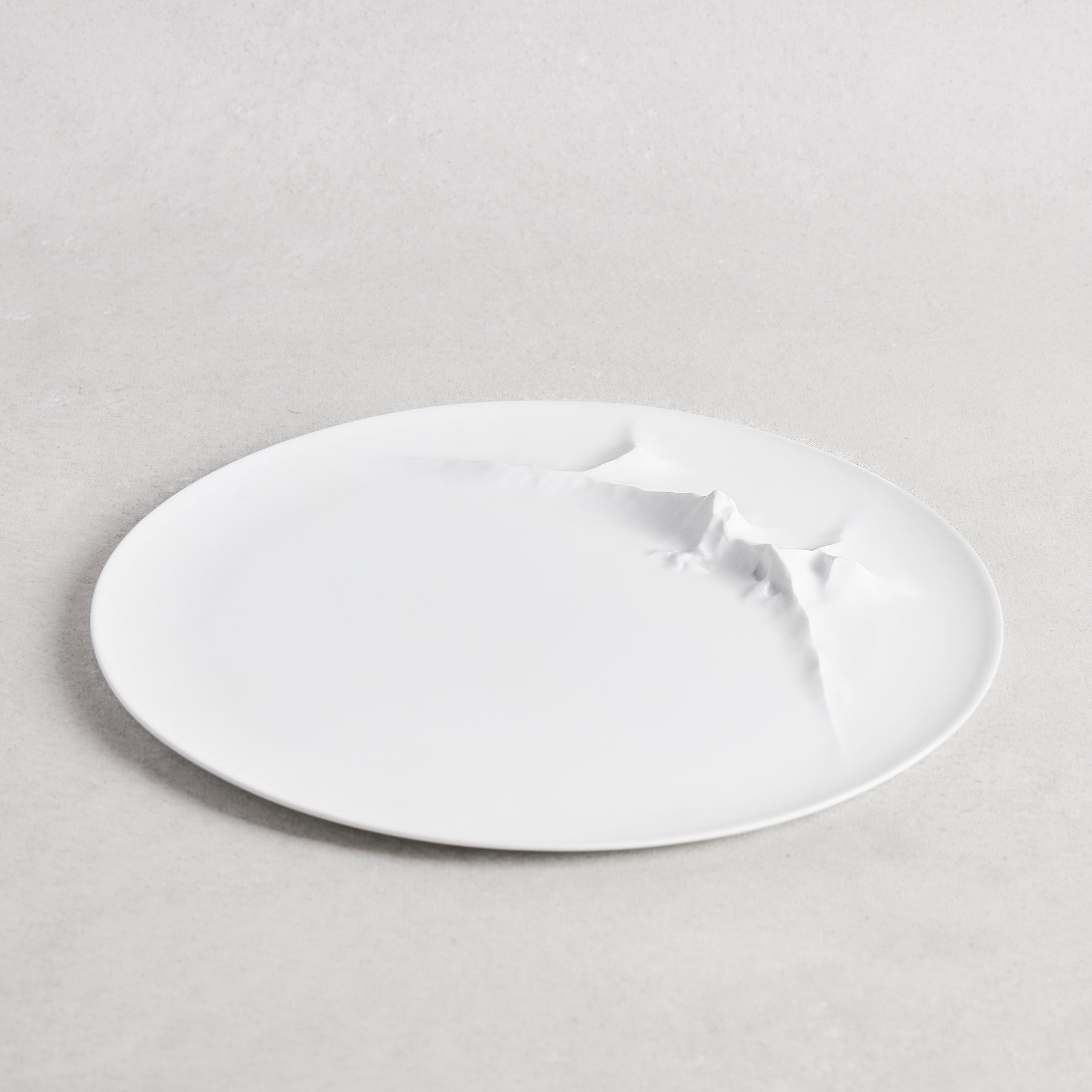 Blasted White Izumiyama TGW Plate