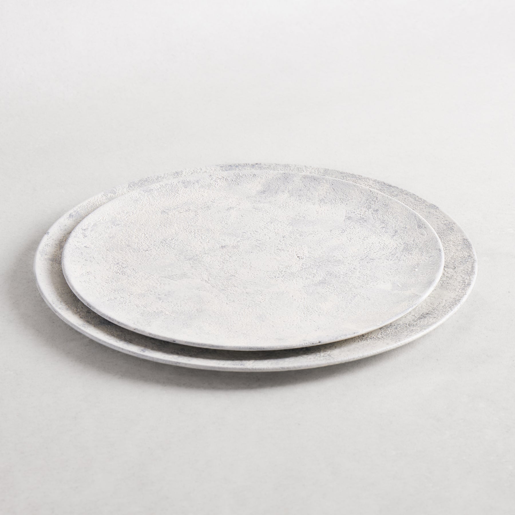 Kohiki-Silver Shaku Plate 10"