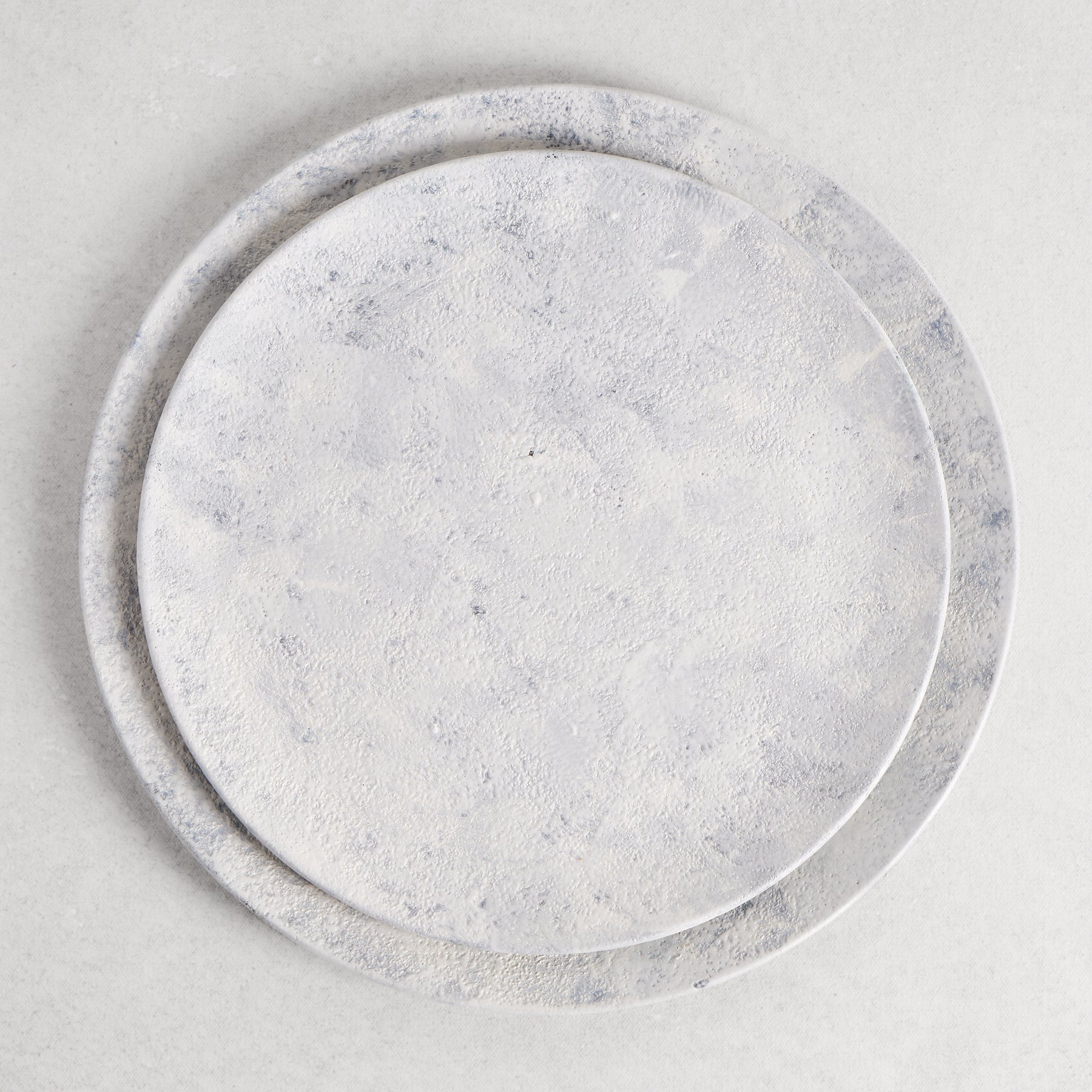 Kohiki-Silver Shaku Plate 10"