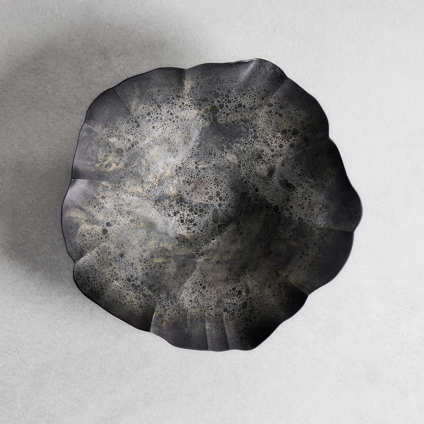 Moon Surface Morning Glory Deep Bowl