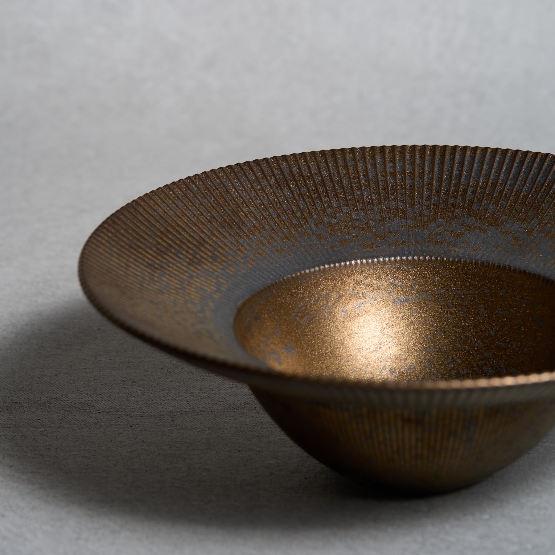 Shinogi Soup Bowl 7.9" - Golden Manganese