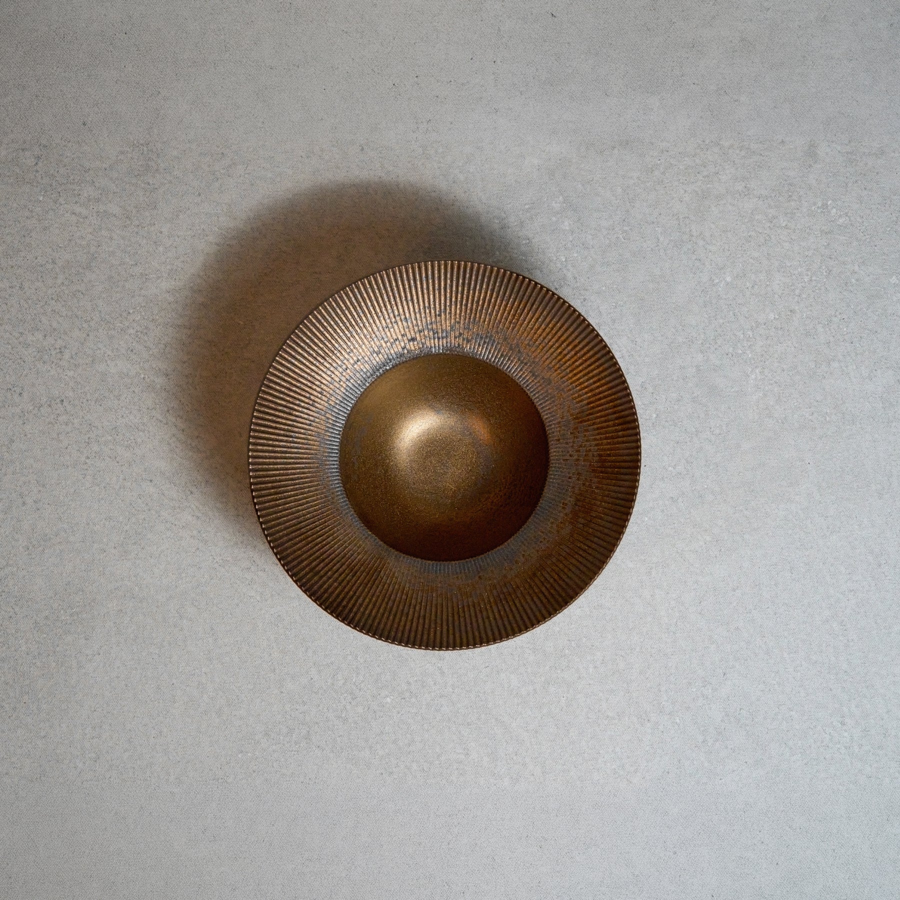 Shinogi Soup Bowl 7.9" - Golden Manganese