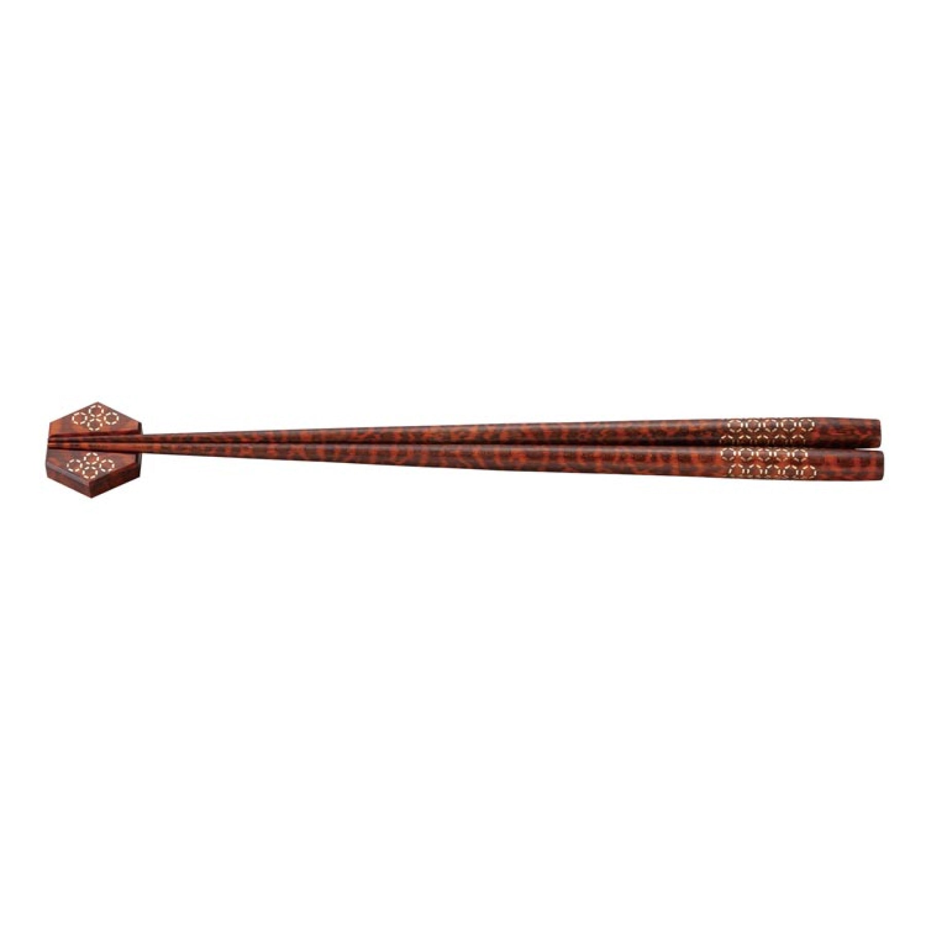[Limited Edition] Round 18K Gold Snakewood Chopsticks