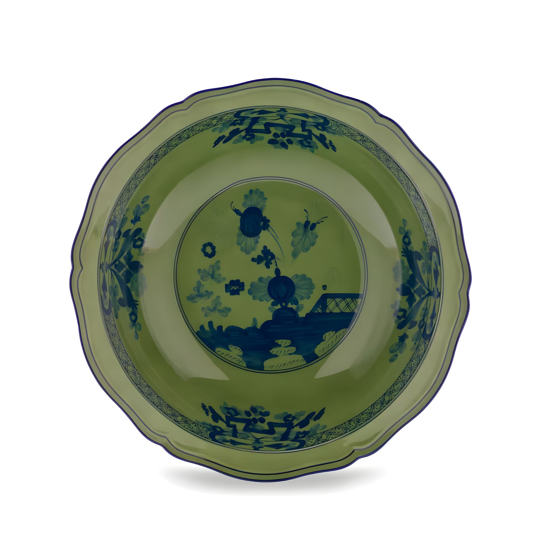 Oriente Italiano Malachite Serving Bowl