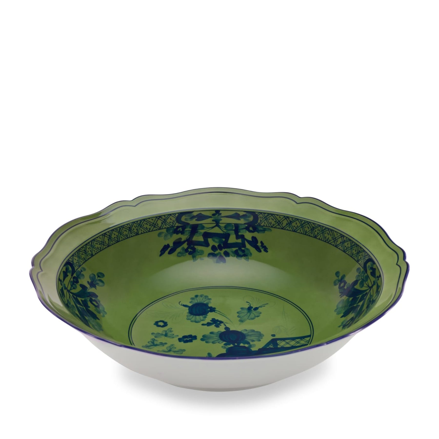 Oriente Italiano Malachite Serving Bowl