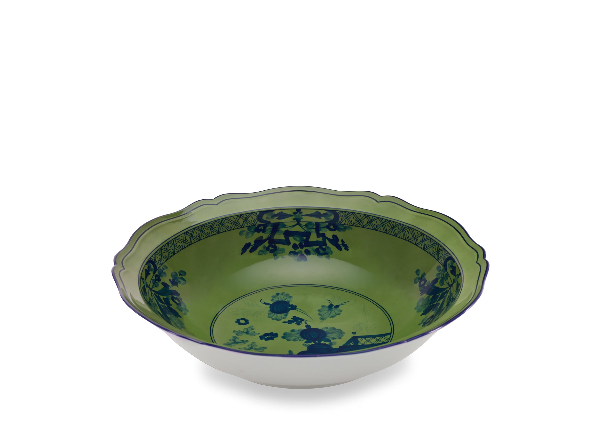 Oriente Italiano Malachite Serving Bowl