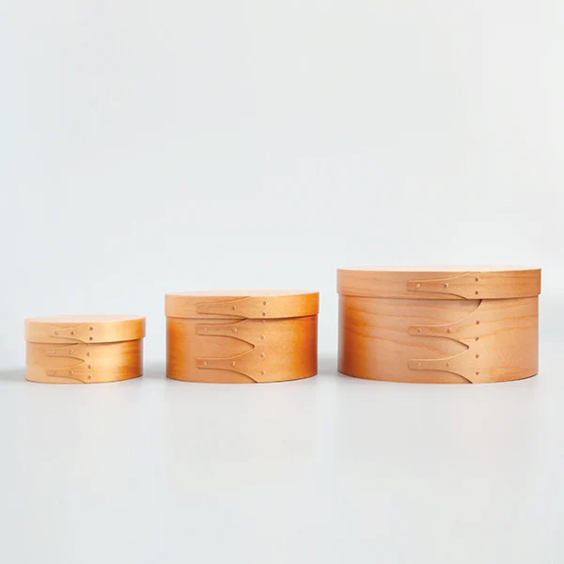 Shaker Round Box Light Brown - S