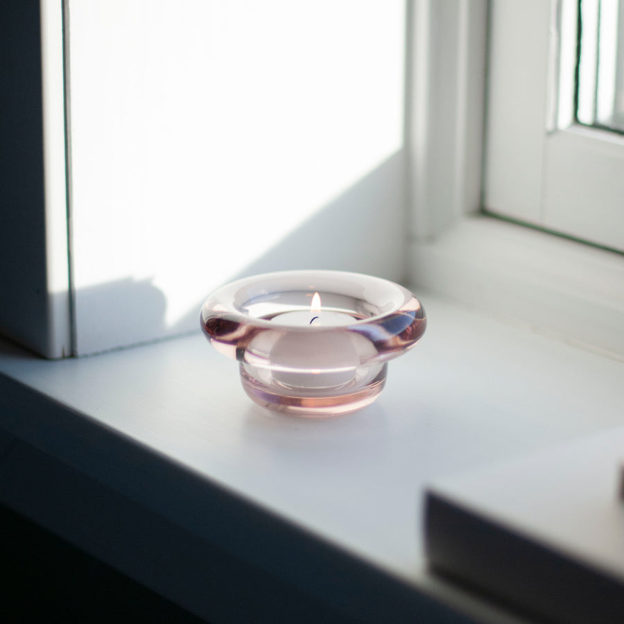 Sirkel Tealight Holder Primrose Pink